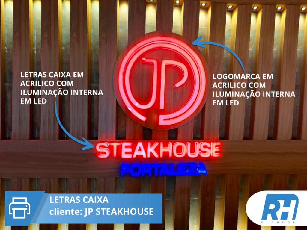 Letras caixa — RH Outdoor